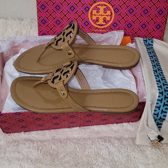 Tory Burch Miller Sandals  Sand - Picture 2 of 13
